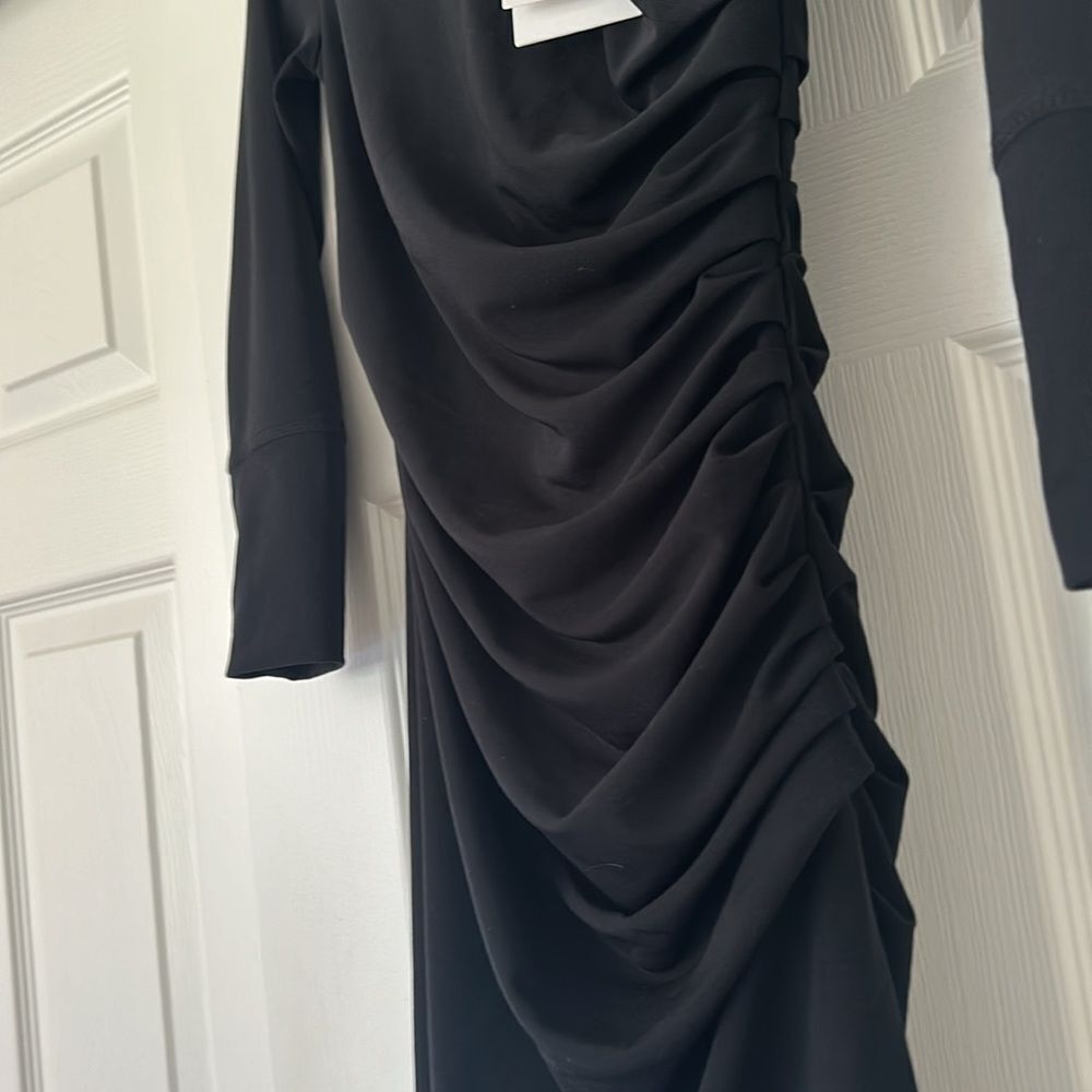 NWT Helmut Lang Ruched Maxi Dress - Picture 3 of 3